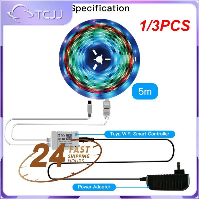 

1/3PCS LED Controller Light Strip RGB CCT Dimmer Music Sync Tuya Smart App Control with Alexa Smartthings Remote