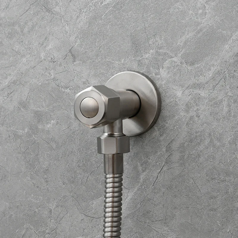 Угловые клапаны из нержавеющей стали 304 аксессуары для кухни и ванной комнаты