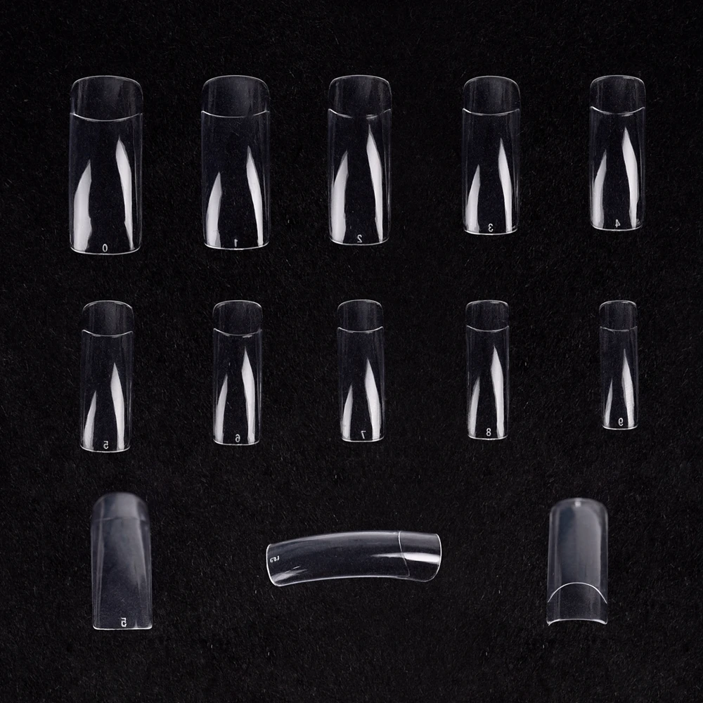 

KADS 100 наконечников полупокрытие для Ногтей пресс для наращивания поддельные накладные ногти французский акриловый прозрачный DIY практика Маникюрный Инструмент