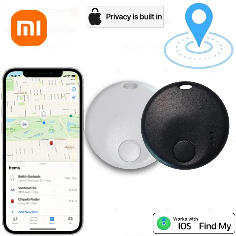XIAOMI Mini Smart AirTag Bluetooth портативный GPS трекер анти-потерянное устройство для детей