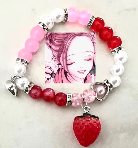 Браслеты из бисера Nana, красный и черный