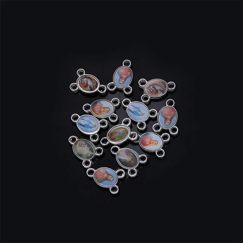 10 шт./стикер с изображением Святой середины католической медали Иисуса Марии