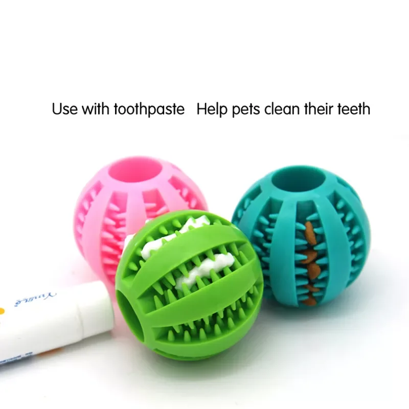 

2023NEW Food Ball Lnteractive Elastic Ball Natural Rubber Leaky Ball Teeth Rubber Cleaning Ball Dog Toys Accessories Dog Supplie