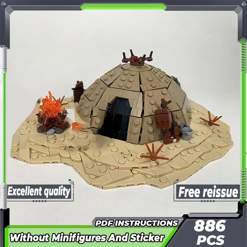 Популярная модель Звёздного фильма Moc конструктор сборщик деревенский лагерь