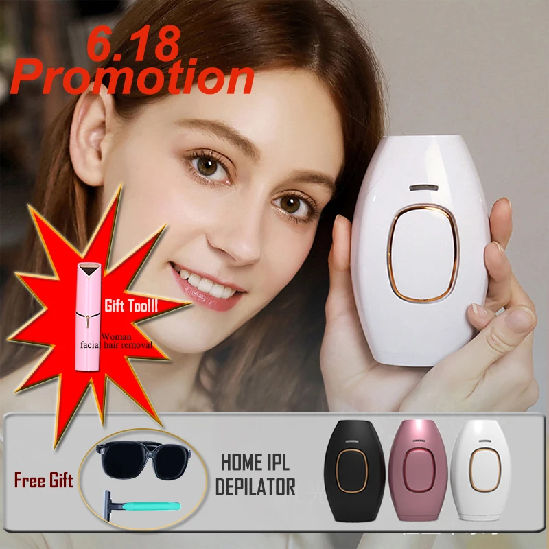 

Popular Electric IPL Hair Removal Laser Epilation Definitive Body Bikini Underarm Leg Depilator Dropshipping Home Beauty Devices