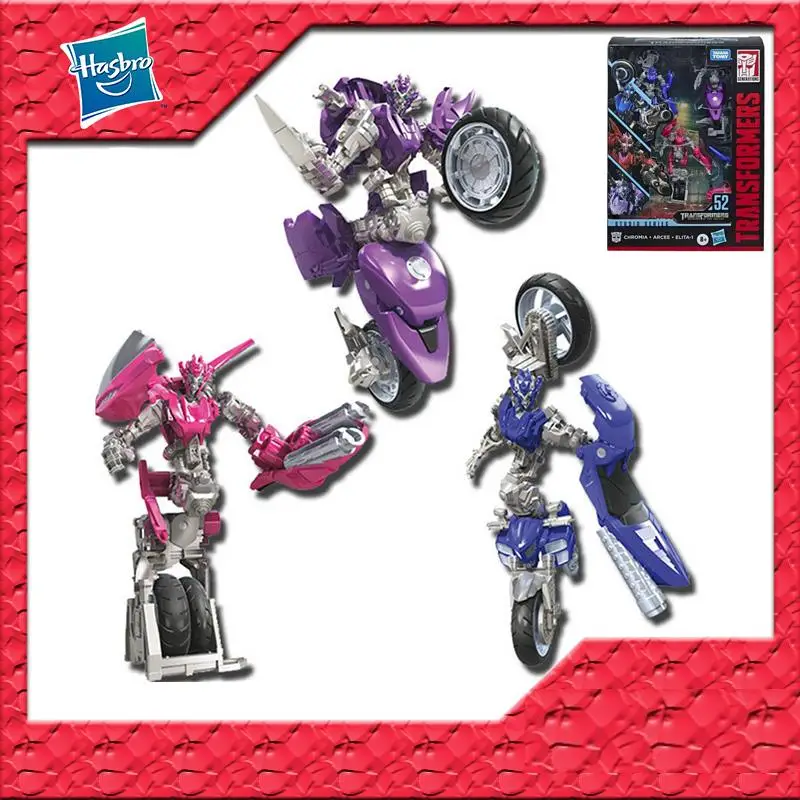 

In Stock Original Hasbro Transformers CHROMIA ARCEE ELITA Deluxe PVC Anime Figure Action Figures Model Toys