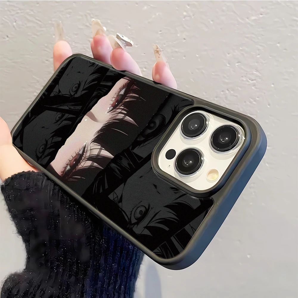 Чехол для телефона с изображением темной аниме-девушки для iPhone 17 16 15 14 13 12 11 Pro Max Plus Air, совместимый с MagSafe, ударопрочный, из твердого поликарбоната (art.: 3920dc4e160b3) - 3920dc4e160b3