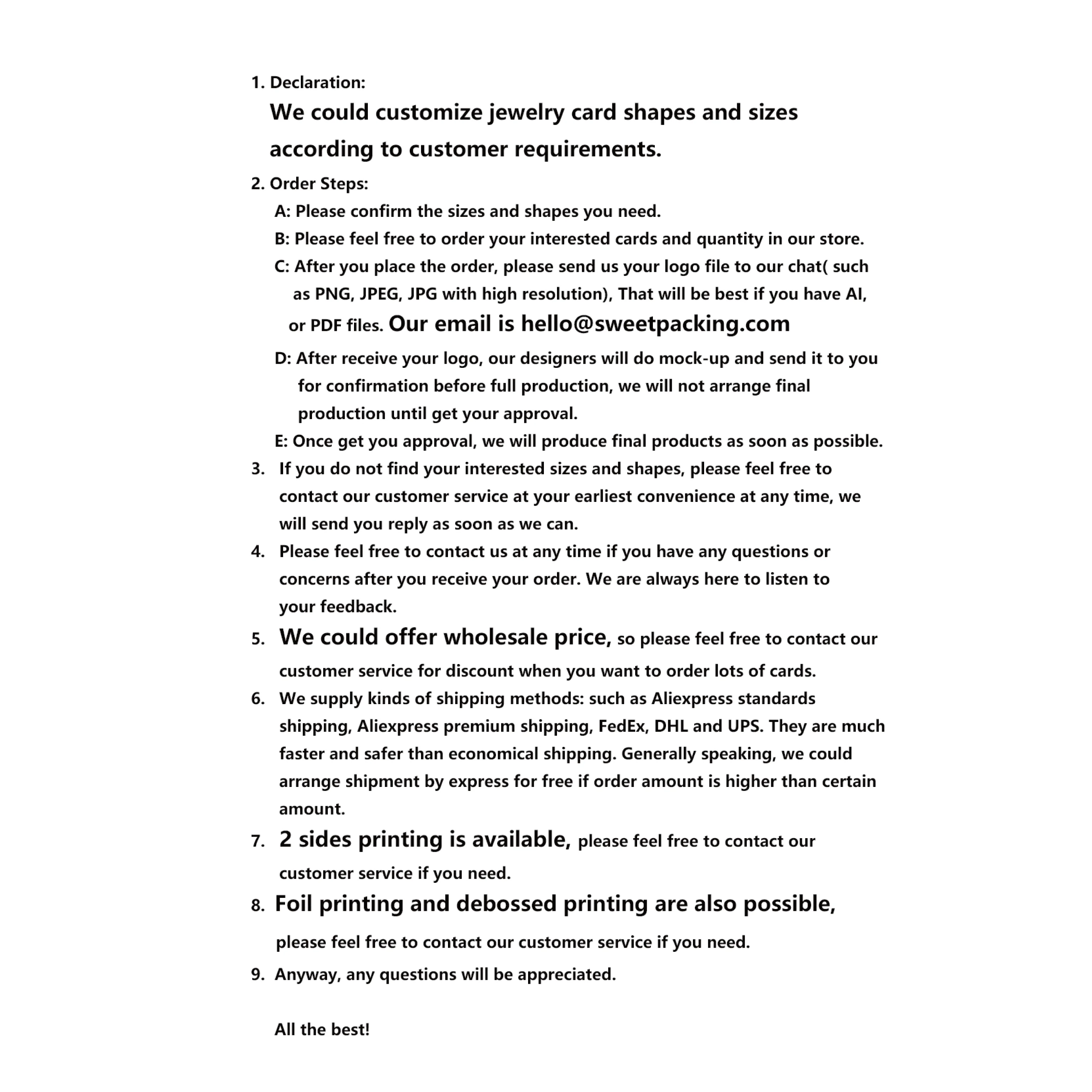 Personalize Hanging Label Jewelry Cardboard Custom Packages For Small Business Stud Earrings Stand Hook Clips Packaging Supplies