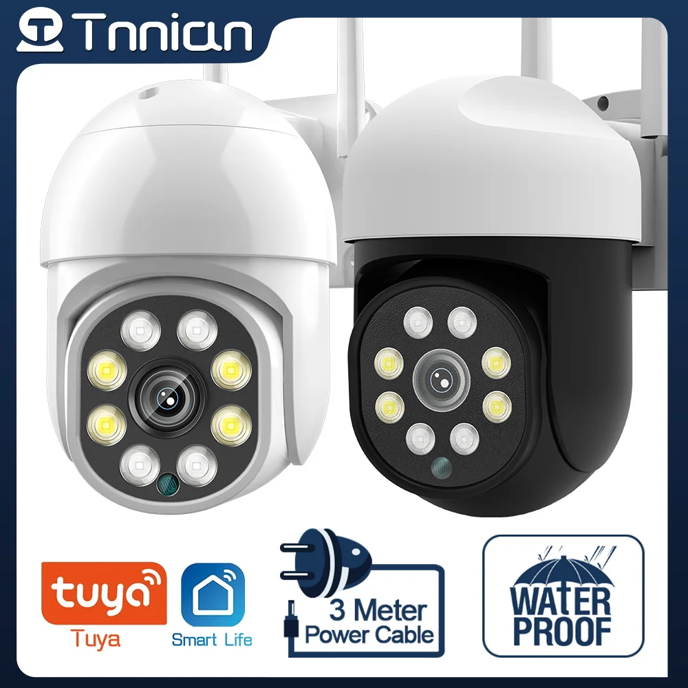 

Tnnian 3MP Outdoor 4G SIM Card PTZ Surveillance Camera Wireless Outdoor WIFI IP Camera CCTV Color Night Vision Tuya Smart Life