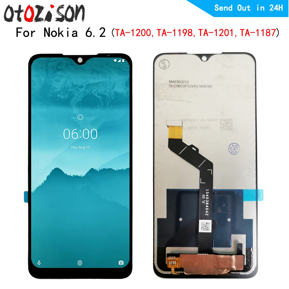 6 3-дюймовый IPS-дисплей для Nokia 2 TA-1200 TA-1198 TA-1201 TA-1187 ЖК-экран сенсорная панель