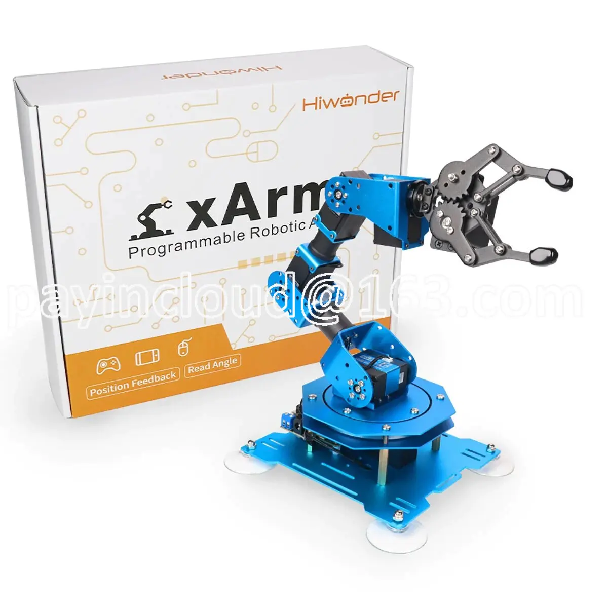 

Assembled XArm UNO 6DOF Robot Arm Mechanical Arm with Secondary Development Sensor Kit for Arduino