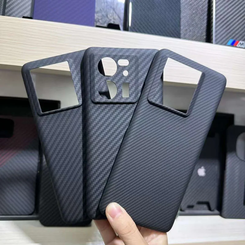 

Case for Xiaomi 13T Pro & Redmi K60 Ultra Ultrathin Real Carbon Fiber Aramid Mobile Phone Protective Cover Protection Shell