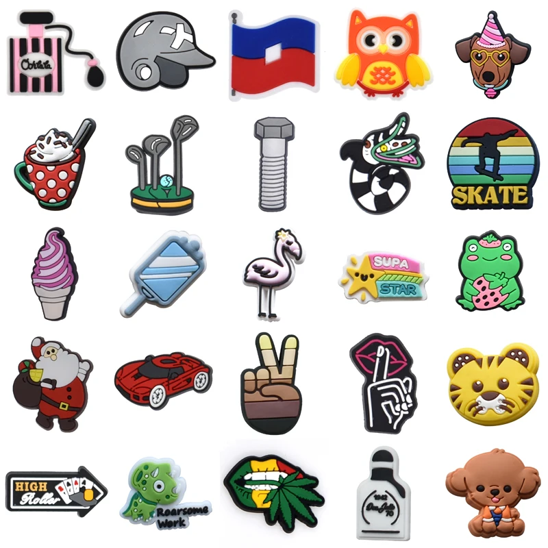 

Men Set Jeans Women Charm Packs Girl Kids Gifts Shoes Accessories Decorations for Crocs Para Pins Shoe Charms Wholesale Bulk Boy