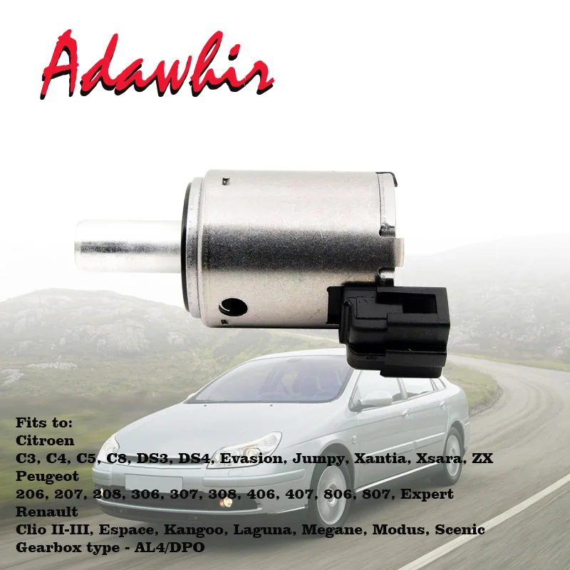 

Brand New Genuine DPO/AL4 Automatic Gearbox Solenoid Valve 257416 9653760480 For Peugeot Renault Citroen DPO AL4