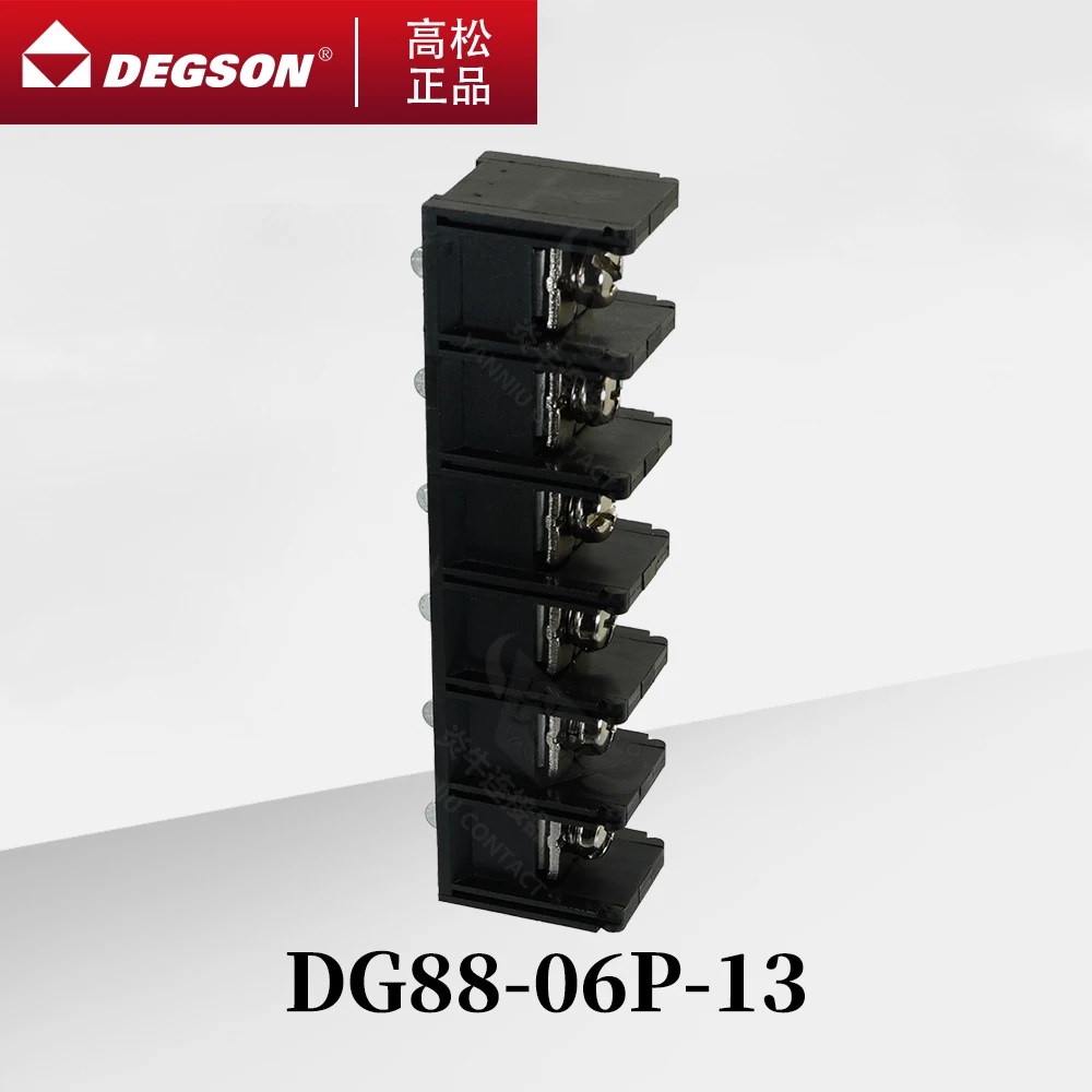 10 шт. DEGSON DG88-05P-13-00ZH DG88-06P Разъемы типа Fence, черные, 14-3AWG, UL94V-0, 100A, 600V (art.: 3920d4fc4db38) - 3920d4fc4db38