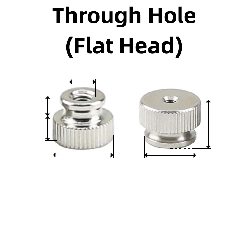 

Ручные гайки M3-M8 никелированные