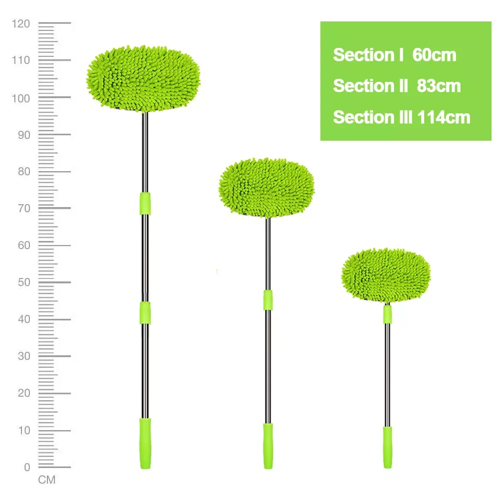 

AUTO PARTS Car Detailing Brush Car Washing Mop For Auto Window Tire Cleaning Chenille Dust Remover Mops Car Cleaning Tools For C