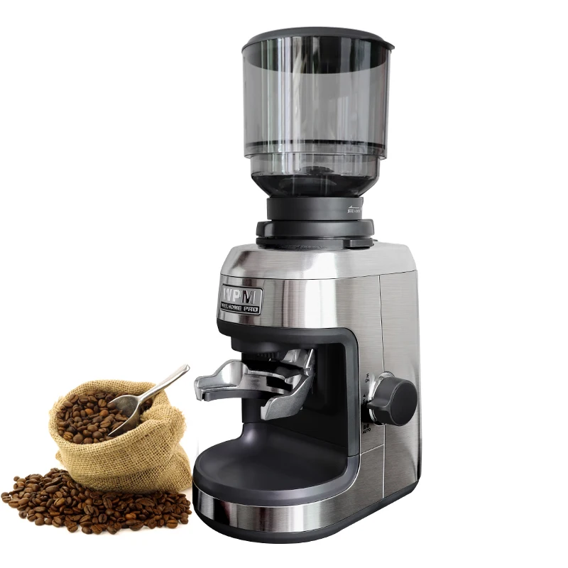 

WPM Coffee Grinder Mill Household 30 Files Adjustable Thickness Commercial Electric Coffee Grinding Machine
