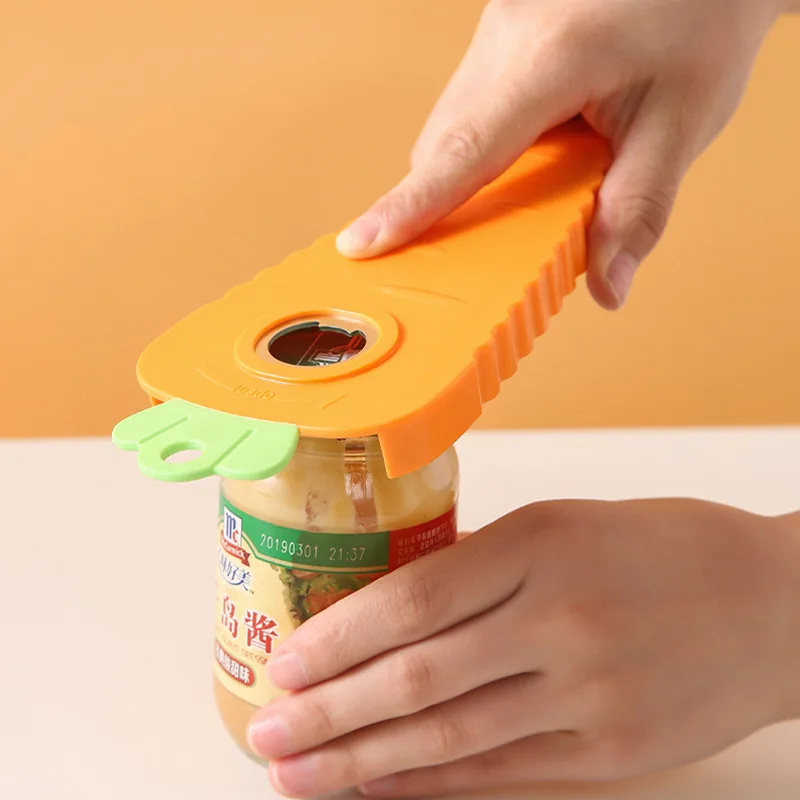 

Magnetic Bottle Opener Antiskid Cap Screwing Device Labor-saving Multi-functional Can Beer