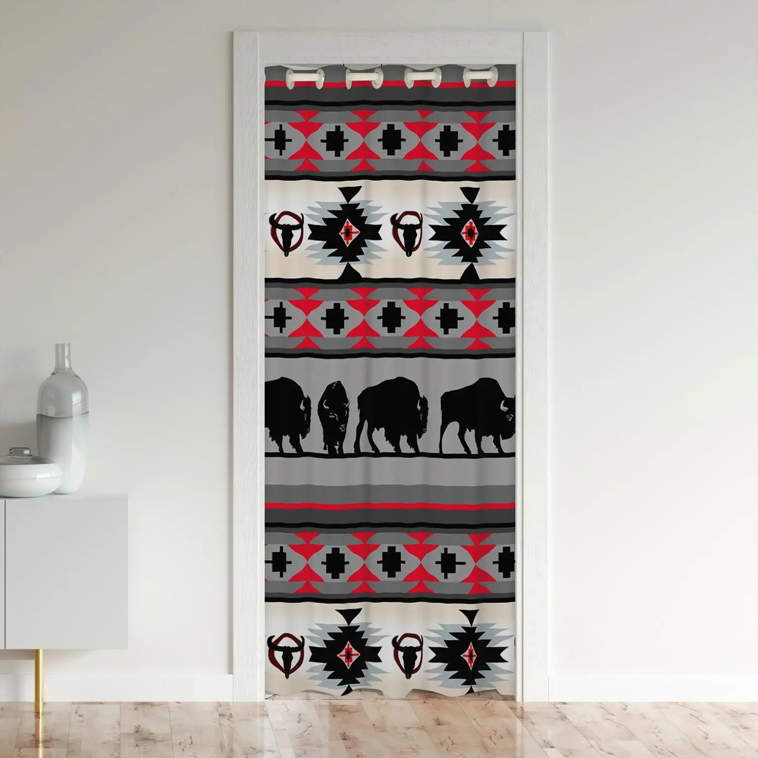 Черно-белые Дверные Шторы со слоном для двери занавески шкафа гостиной спальни