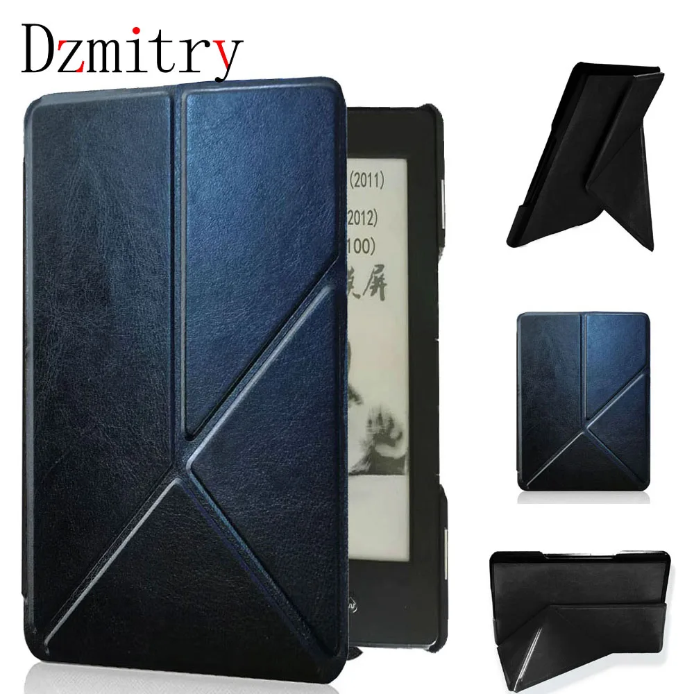 Flip case for Kindle 4th Generation 2011 D01100 Magnetic Smart Cover Kindle 4 Kindle 5 2012 E-reader PU Leather Protective Shell