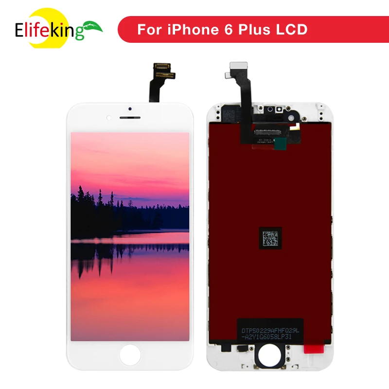 

5PCS/Lot AAA Mobile LCD Screen For iPhone 6p 6 Plus Display With Touch Screen Digitizer Assembly No Dead Pixel Free Shipping