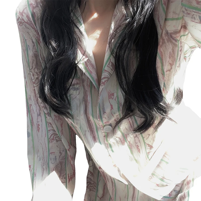 FALLINLAOE Satin Pajamas Set Spring Autumn Home Suit with Pant Women's Print Pijama Silk Sleepwear for Female Pyjamas Lingerie