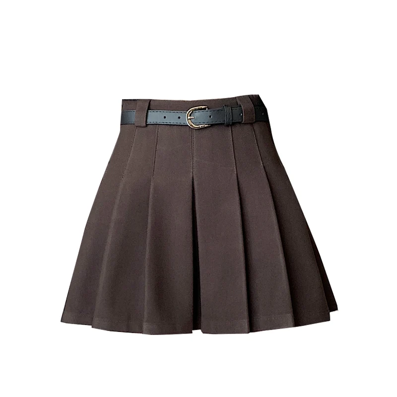 Теплая плиссированная короткая юбка для женщин осень и зима 2024 короткие юбки из
