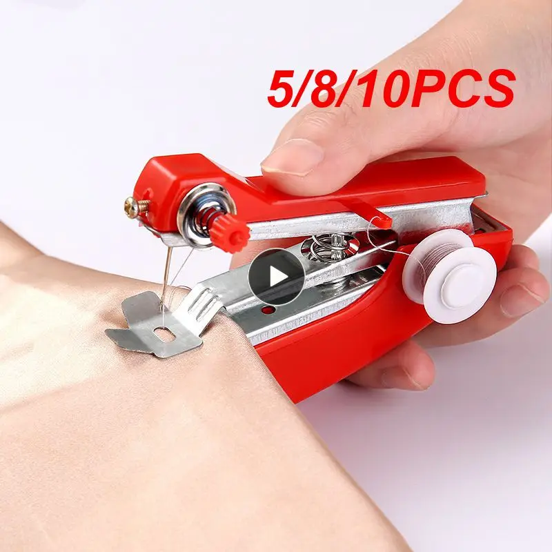 

5/8/10PCS Sewing Machine Manual Multifunctional Handicrafts Device Handheld Handwork Fabric Needlework Home Accessories Tools