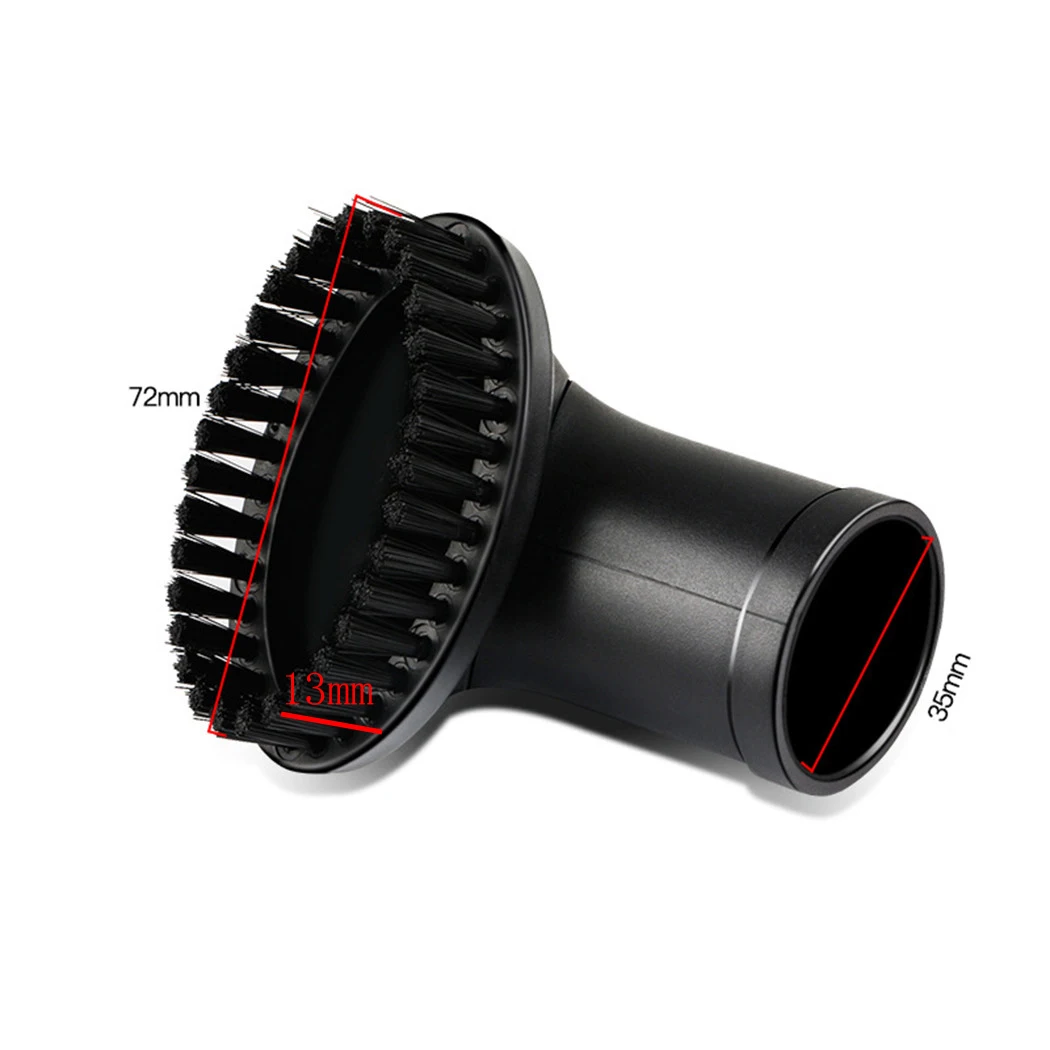 32-35MM Round Brush For Karcher Vacuum Cleaner Accessories Round Brush Hose Adapter Sweeper Round Brush Household Cleaning Tool