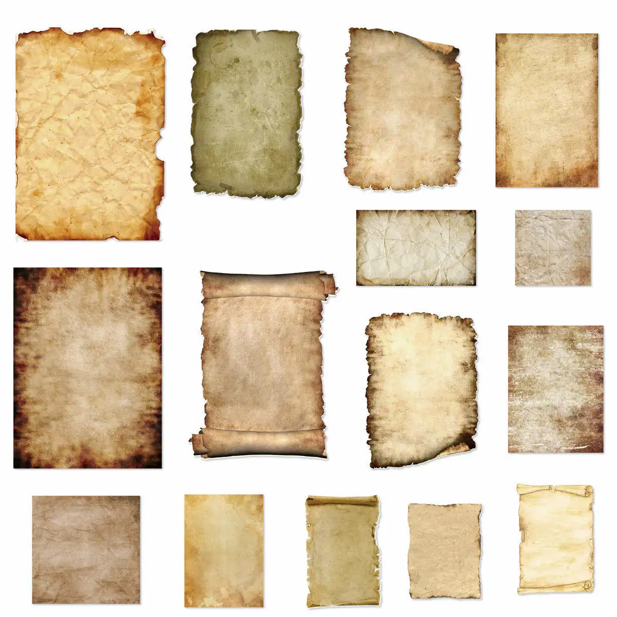 

Винтажные пергаментные листы для коллажей etori life