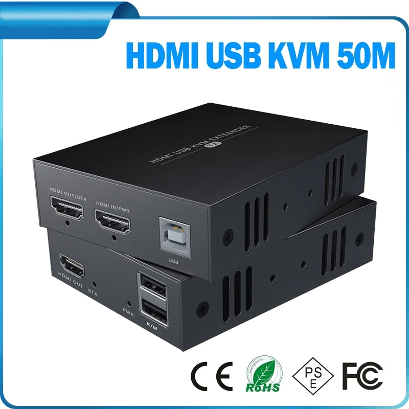 Π£Π΄Π»ΠΈΠ½ΠΈΡΠ΅Π»Ρ KVM HDMI, 50 ΠΌ, ΠΊΠ°Π±Π΅Π»Ρ Cat5e/6, 1080P, HDMI, USB, Ethernet Π£Π΄Π»ΠΈΠ½ΠΈΡΠ΅Π»Ρ KVM HDMI, 50 ΠΌ, ΠΊΠ°Π±Π΅Π»Ρ Cat5e/6, 1080P, HDMI, USB, Ethernet
