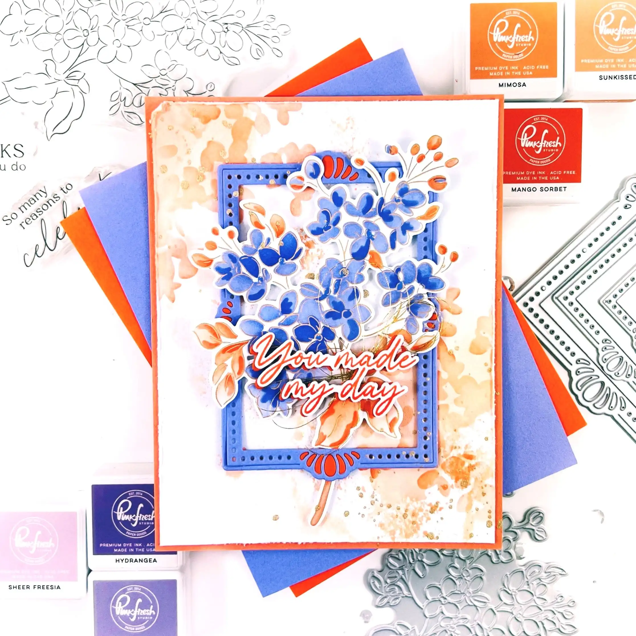 Коллекция Botanicals новинка 2024 прозрачные штампы для резки металла трафарет из