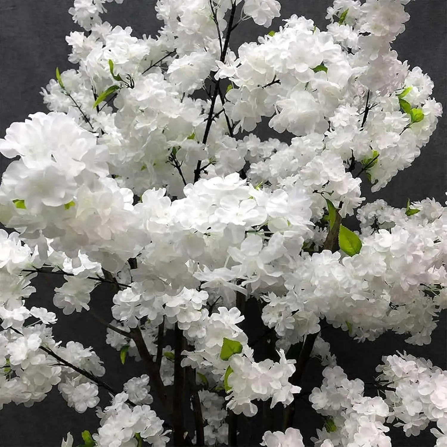 Фото Форма арки, белое дерево, шелковый цветок, искусственный цветок вишни, цветок дерева, искусственный цветок, имитация персиковой ветки №5