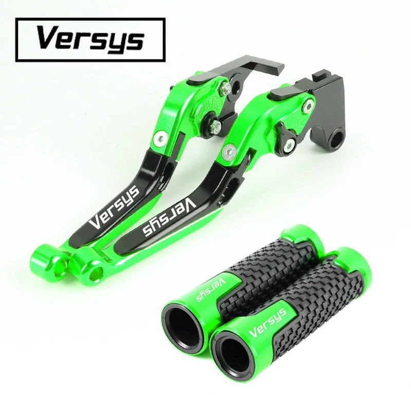 

CNC Aluminum Adjustable Brake Clutch Levers Handlebar Grip Handle Hand Grips For KAWASAKI Versys 300X 300 X Versys-X 2017-2019
