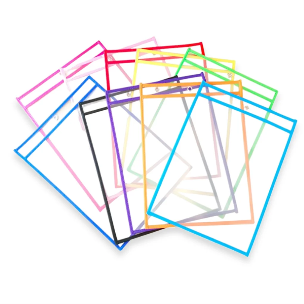 

10 Pieces Sheets Pockets Protectors Sleeves Preschool Classroom Teachers