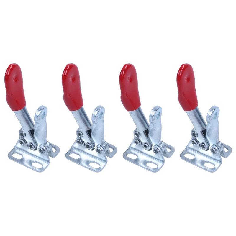 

4Pc 27Kg Anti-Slip U Shape Toggle Clamp Holding Capacity Push Pull Toggle Clamp Vertical/Horizontal Type for Hand Tool