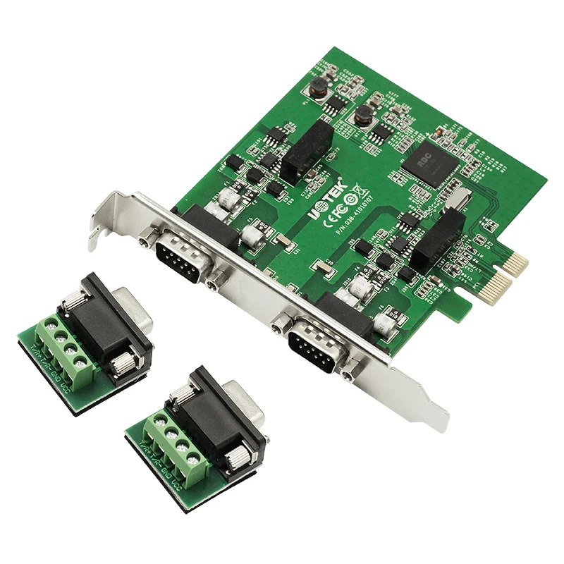 UOTEK PCI-E промышленного класса для CAN-карты 2 порта PCIE Canbus защита от перенапряжения 4U