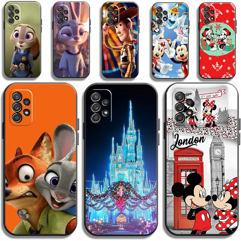 

Disney Cartoon Phone Cases For Samsung Galaxy S21 UItra S20 Lite S8 Plus S9 Plus S10 S10E S10 Lite M11 M12 Cases Coque Funda