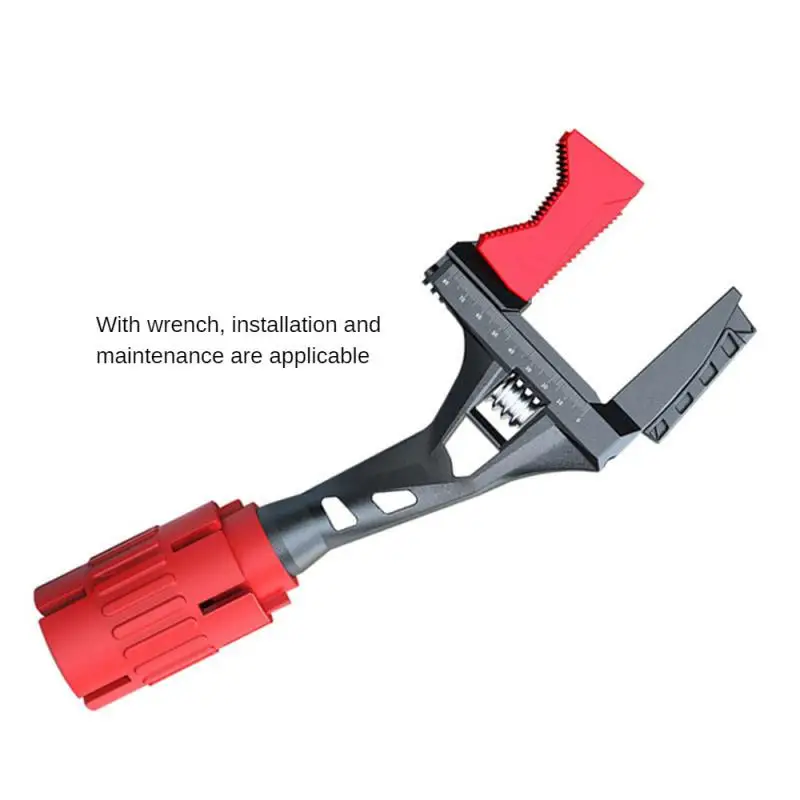 

Lightweight Open End Adjustable Wrench Suitable For Various Household Fittings Short Shank Pipe Wrench Strong Fire Resistance