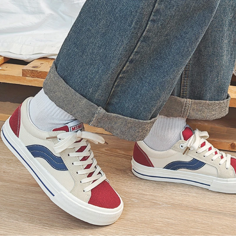 Туфли унисекс на плоской подошве дышащие холщовые для любителей спорта