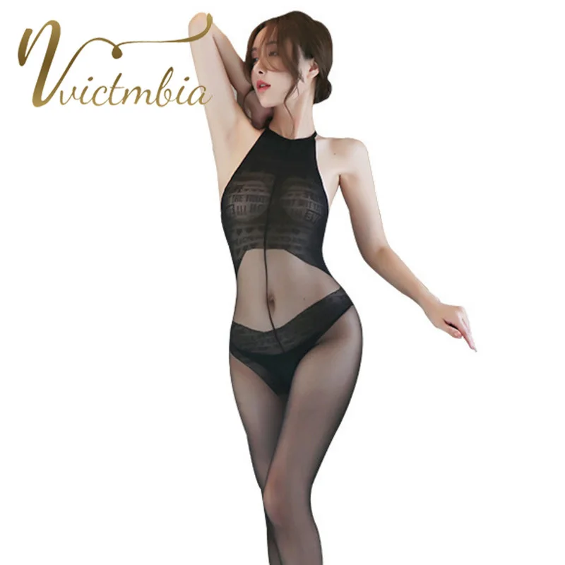 

Женское нижнее белье Victmbia, Сетчатое нижнее белье, сорочки, боди, эротическое боди, костюм кошки, сексуальная эротическая одежда, одежда для к...