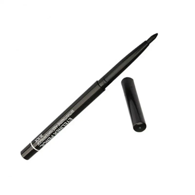 

1Pcs Eyebrow Pencil Automatic Rotation Eyebrow Pencil Waterproof And Sweat Proof Eyeliner Pencil Cosmetics Dark Brown Grey Color