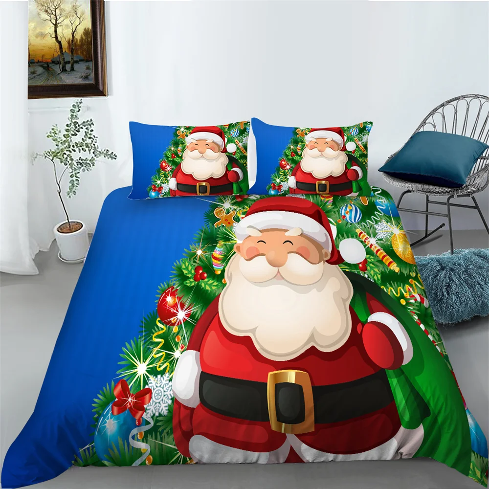

Комплект пододеяльников в рождественском стиле, пододеяльники для детей, Подростковый полиэстер, украшение для спальни, полиэфирный домашний текстиль