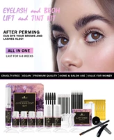 new dyeing and perming two in one box eyebrow eyelashes semi permanent keratin cold perm professional salon set female makeup