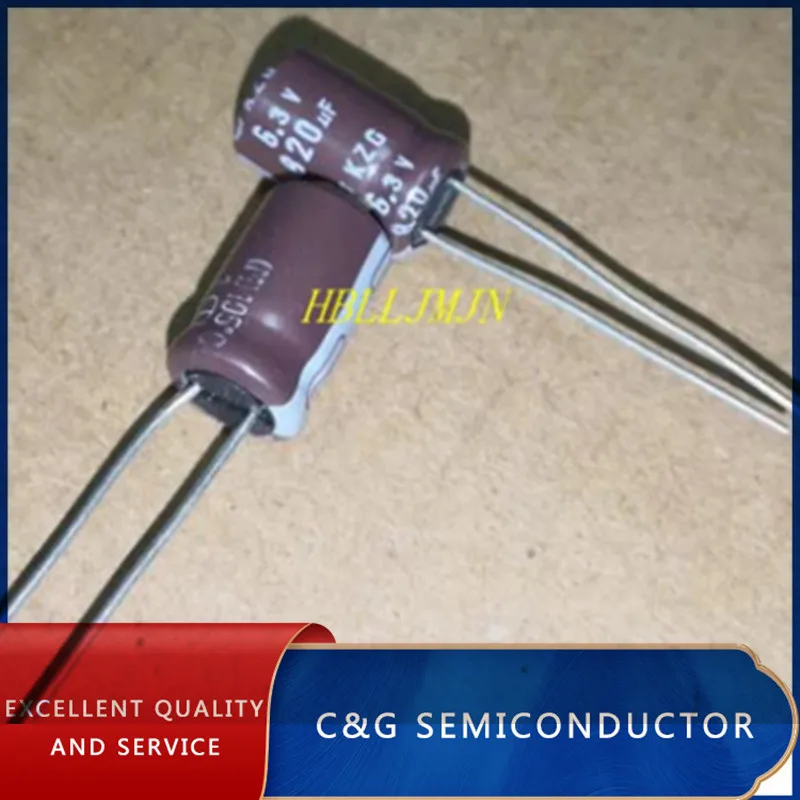 10 шт. 820 мкФ 6 3 V 6.3V820uF KZG 8x12mm Super Low ESR конденсатор материнской платы 8*12 мм - купить по