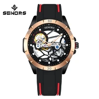 senors sn327 watches automatic mechanical watches the man hollow out the tourbillon sapphire glass clock full hollow out series