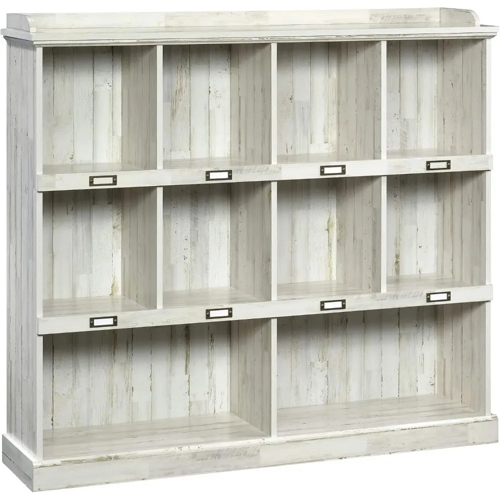 Книжный шкаф Barrister Lane Д: 53 15 x Ш: 12 13 В: 47 52 дюйма отделка белыми досками