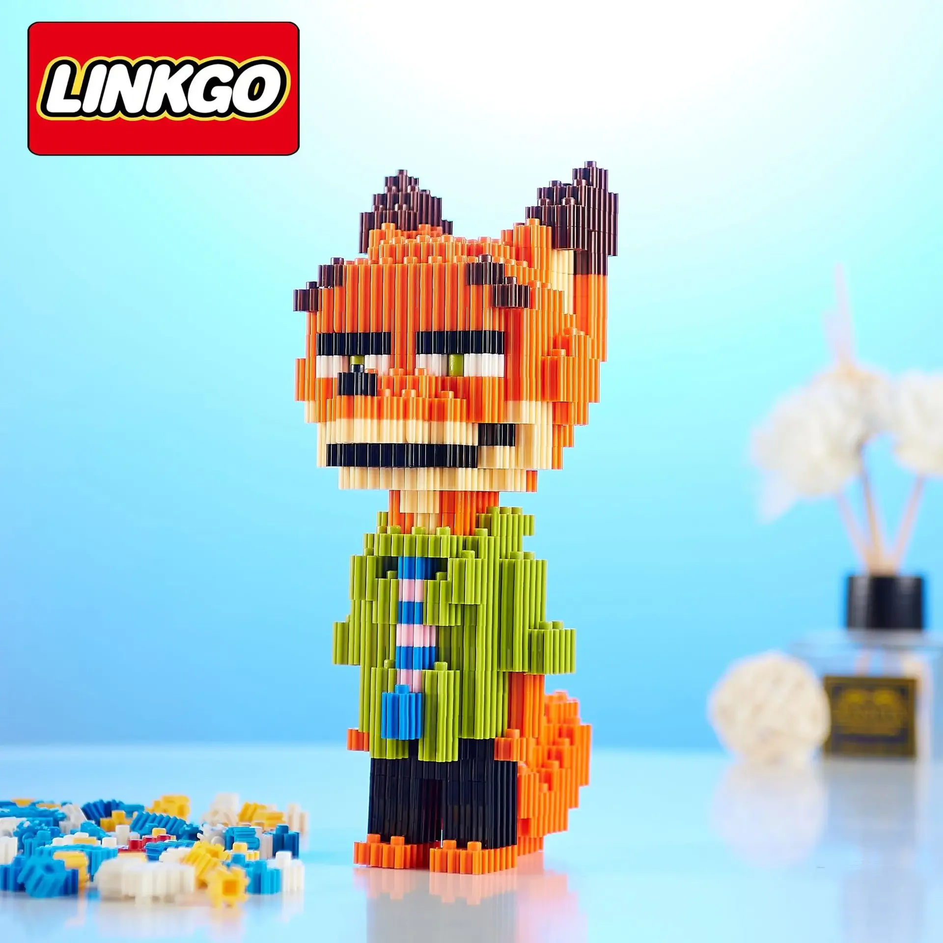 Linkgo Diamond Building Blocks Sanrio SpongeBob Melody Cinnamoroll Mike Winnie The Pooh Мини-кирпичная фигурка игрушка