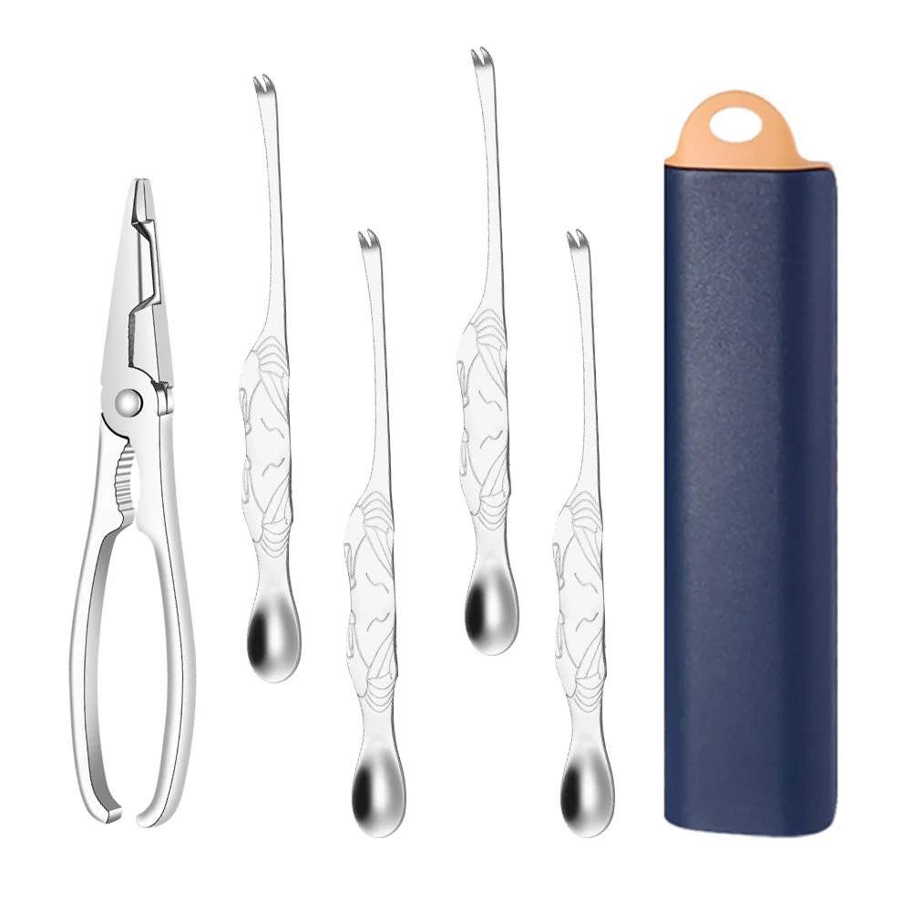 

5 Pcs Crab Leg Tools Ar Multitool Lobster Tools Seafood Tools Multipurpose Tool Crab Eating Tool Walnut Crab Leg Scissors